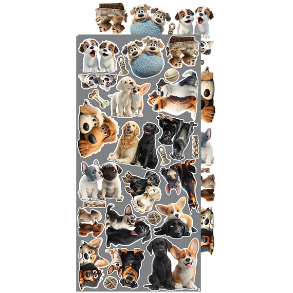 Time scrapbooking accessories set - Craft o'clock - Dogs