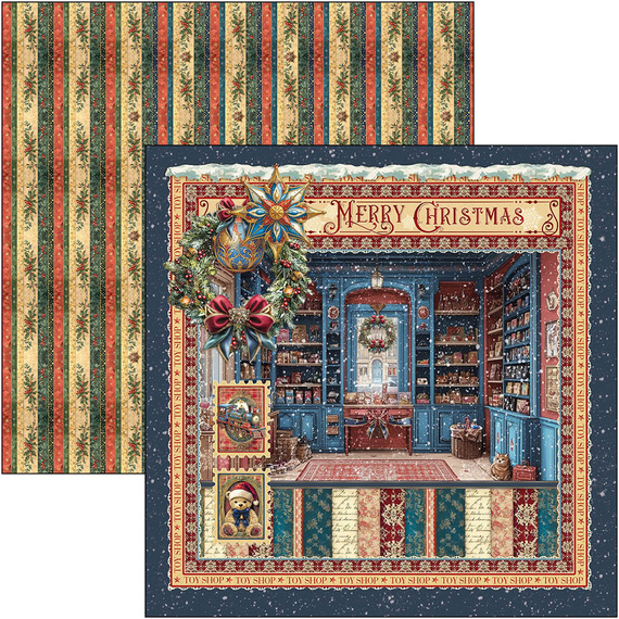 Set of scrapbooking papers 30x30cm - Paper Pad - Ciao Bella - Toy Shop