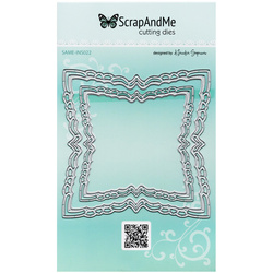 Cutting dies- Scrapandme - Oval frame
