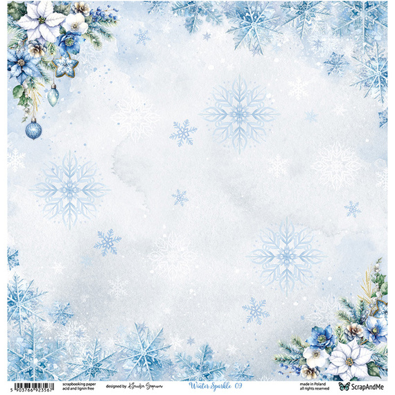 Scrapbooking paper 30x30 - ScrapAndMe - Oh, Baby  11/12