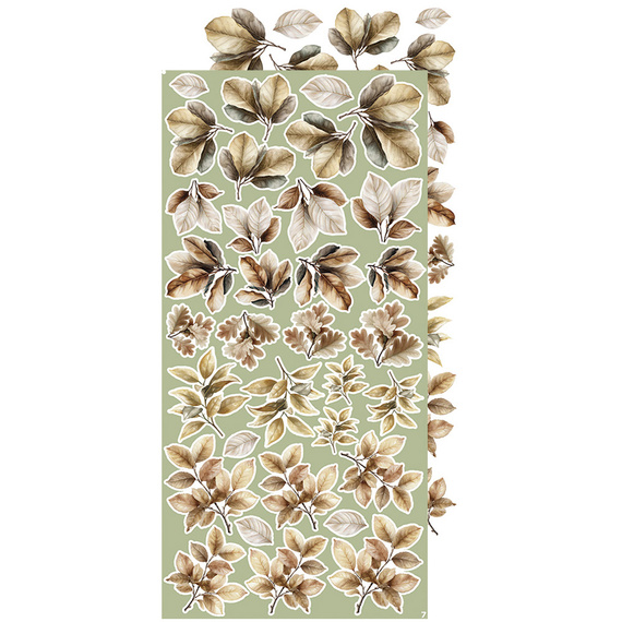 Time scrapbooking accessories set - Craft o'clock - Leaves #2