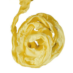 Vintage old fashion ribbon - yellow
