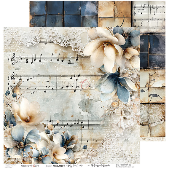 Set of scrapbooking papers 30x30 - Craft o'clock - Sprites of Harmony