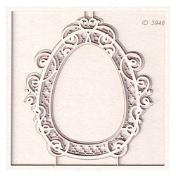 Chipboard Easter egg - Royal Easter - 03