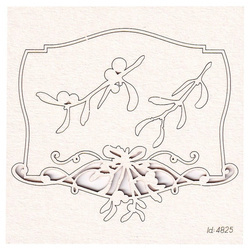 Chipboard - Signboard 01- Mistletoe 