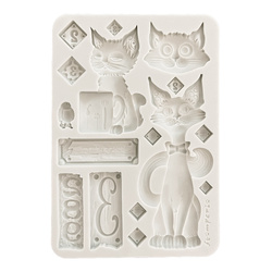 Silicone mold - Furry Friends cat - Stamperia