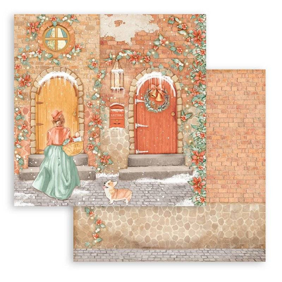 Scrapbooking Craft Papier Set for scrapbooking 30x30 - Stamperia - All Around Christmas