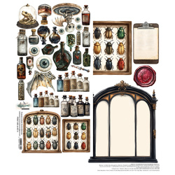 Paper for Scrabooking 15x30 - Alchemy of Art -  Behind Closed Doors