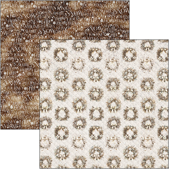 30x30cm paper set - Paterns Pad - Ciao Bella - Winter Season