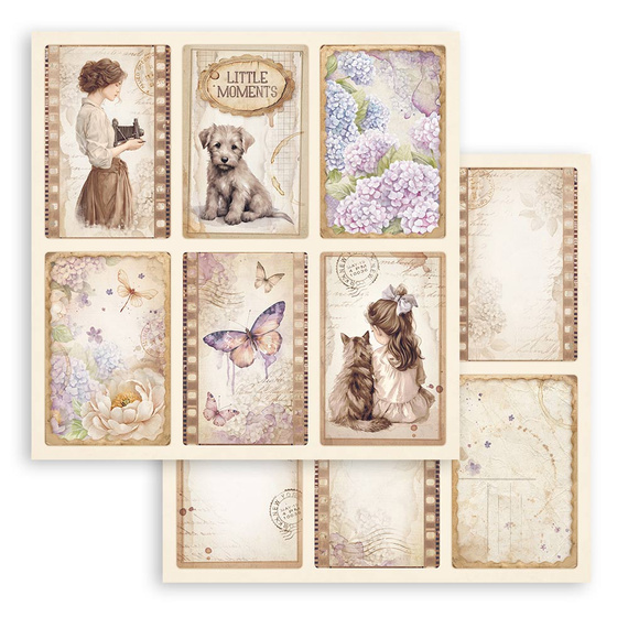Scrapbooking Craft Papier Set 20x20 - Stamperia - Quiet Days