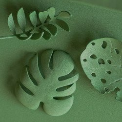 Foamiran foam - 60x70cm - 120 bottle green