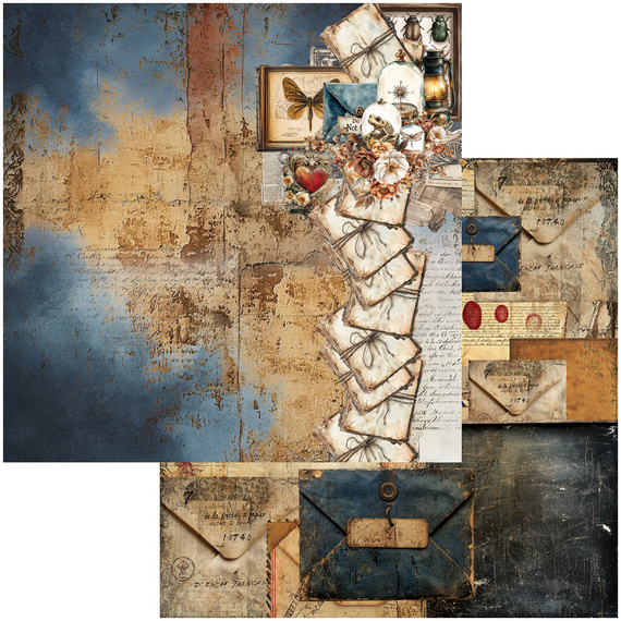 Set of 15x15 papers - Alchemy of Art - The Legends of the Dragons