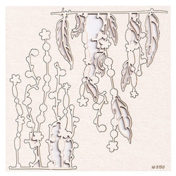 Chipboard - Big Garlands - Boho Love