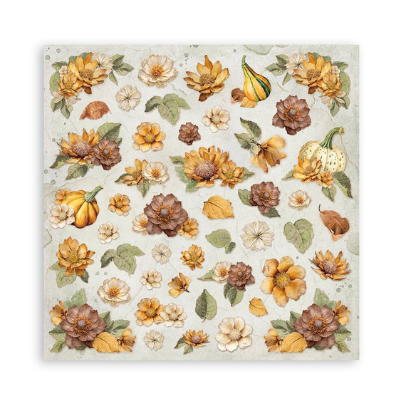 Scrapbooking Craft Papier Set 20x20 - Stamperia - Golden harmony