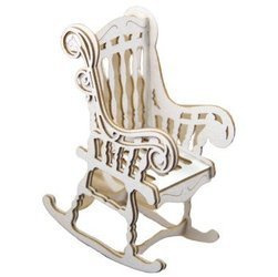 Chipboard - Rocking chair 3D