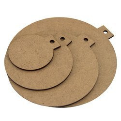 Chipboard - 4 Baubles HDF 