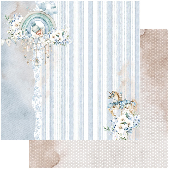 Set of 30x30 scrapbooking papers - Alchemy of Art - The Baby