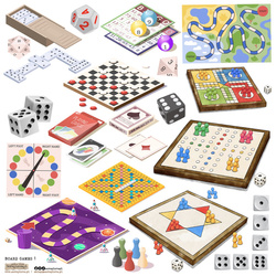 Stickers paper - ScrapLove - Board Games 1