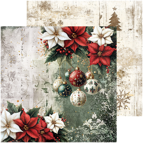 Set of scrapbooking papers 20x20 - Craft o'clock - Oh Christmas Night mix