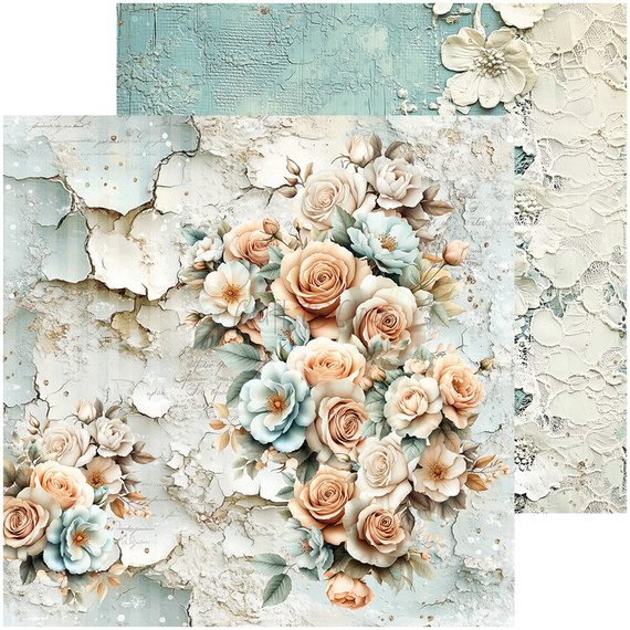 Set of scrapbooking papers 15x15 - Craft o'clock - Sprites of Harmony