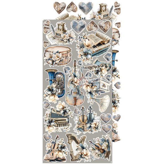 Scrapbooking accessories set -  Craft o'clock - Melody of My Soul - Melody