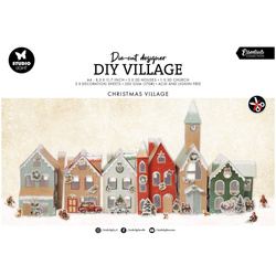Paper Set with Elements to Create a Christmas Village - Village Christmas DIY - Studio Light