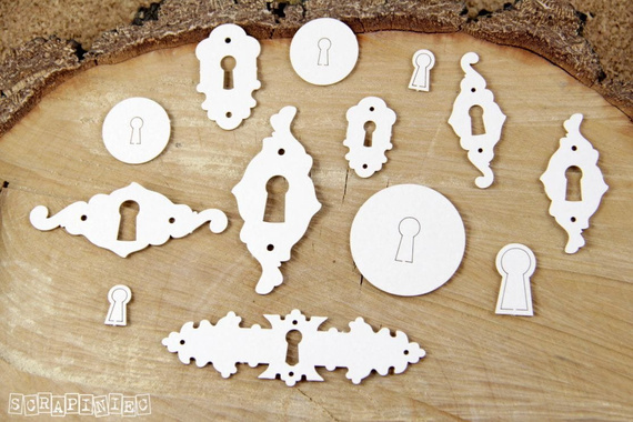 Chipboard door lock mix