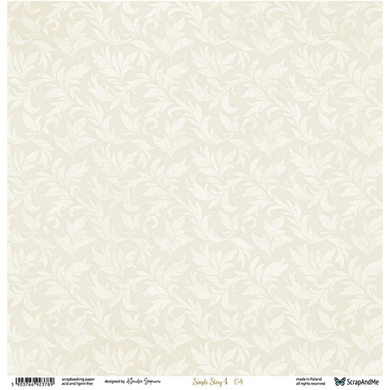 Scrapbooking paper 30x30 - ScrapAndMe - Simple Story 4 03/04