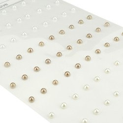 90 WHITE SELF-ADHESIVE PEARLS