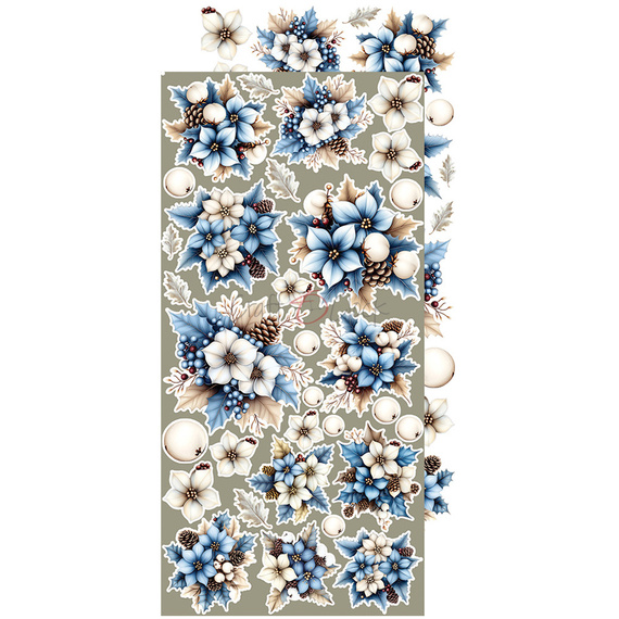 Scrapbooking accessories set - Craft o'clock -Jolly Season - Flowers & More