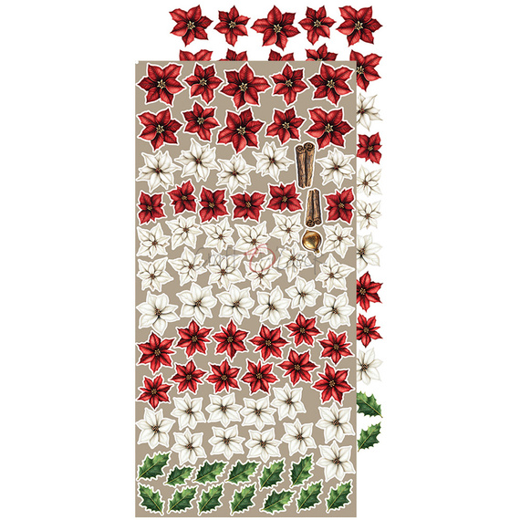 Scrapbooking accessories set - Craft o'clock -  Oh Christmas Night - Flowers & More