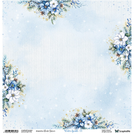 Scrapbooking paper 30x30 - ScrapAndMe - Oh, Baby  11/12
