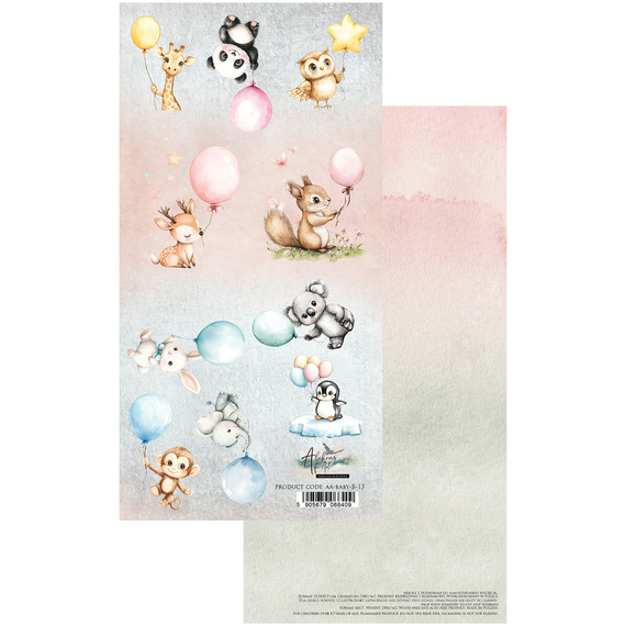 Paper for Scrabooking 15x30 - Alchemy of Art - The Baby