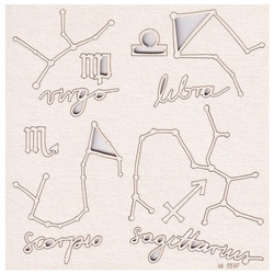 Chipboard - Zodiac signs 03 - Scrapiniec