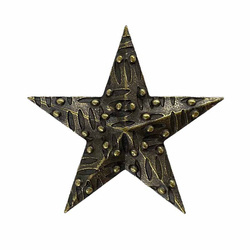 Electroplated metal ornament - Star 1.1