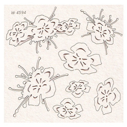 Chipboard - Fern - Fern flowers