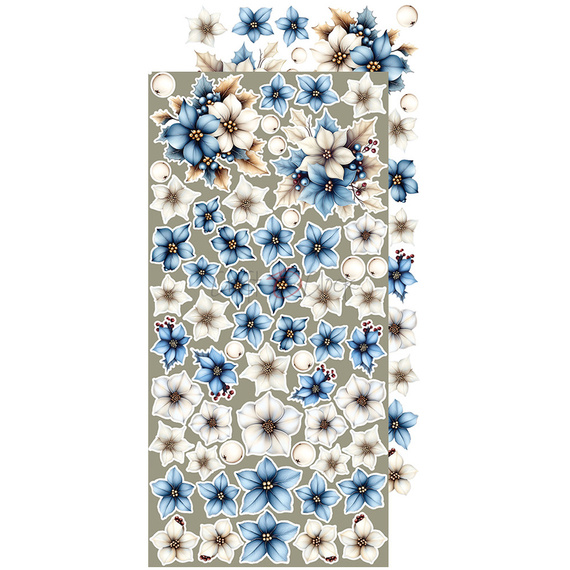Scrapbooking accessories set - Craft o'clock -Jolly Season - Flowers & More