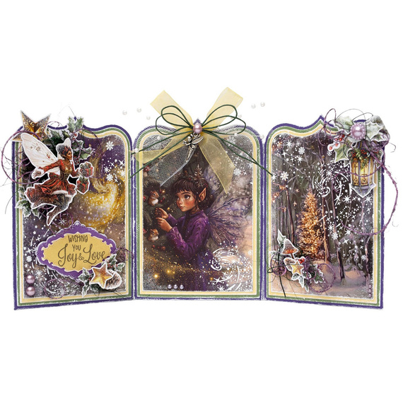 Set of scrapbooking papers with A5 elements - StudioLight - Fairy Christmas