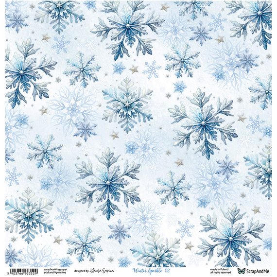 Scrapbooking paper 30x30 - ScrapAndMe - Oh, Baby  11/12