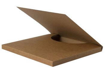 Box for chocolate 16,5 x 20 x 1,3 cm (Merci size) kraft