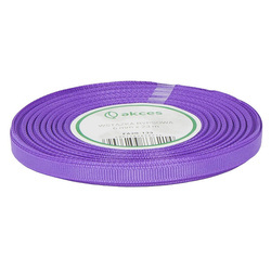 Ribbon / grosgrain ribbon 6mm purple 22.5mb