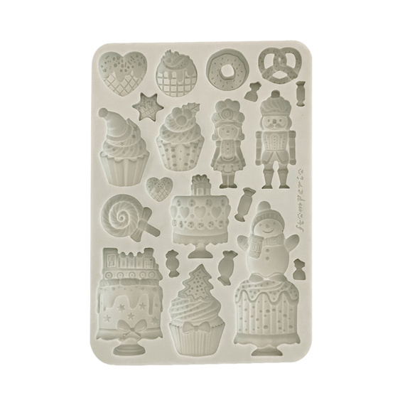 Silicone mold - Candy Christmas - cakes - Stamperia