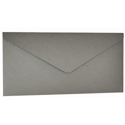 Envelope for DL cards - grey- 11x22 cm
