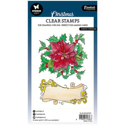 Transparent stamp - StudioLight - Making Christmas poinsettia