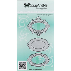 Cutting die - Scrapandme - Oval frames