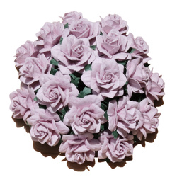 50 MULBERRY PAPER STAR ROSES 25 mm - LILAC 
