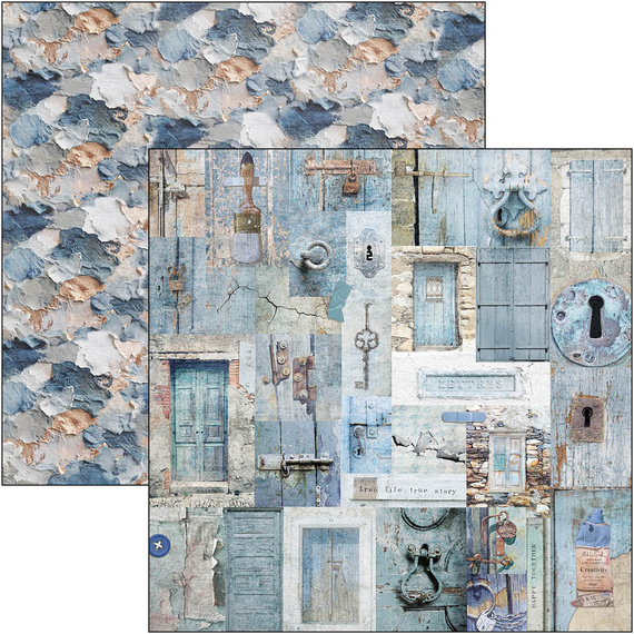 Set of scrapbooking papers 30x30cm - Paper Pad - Ciao Bella - Winter Season