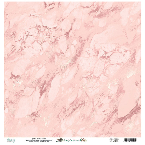 Scrapbooking paper 30x30 - Mintay - Lady's Secret 03