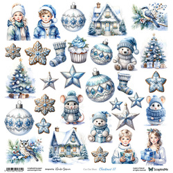 Scrapbooking Paper - ScrapAndMe -Christmas 27 - Die-Cut Sheet - 30x30 cm