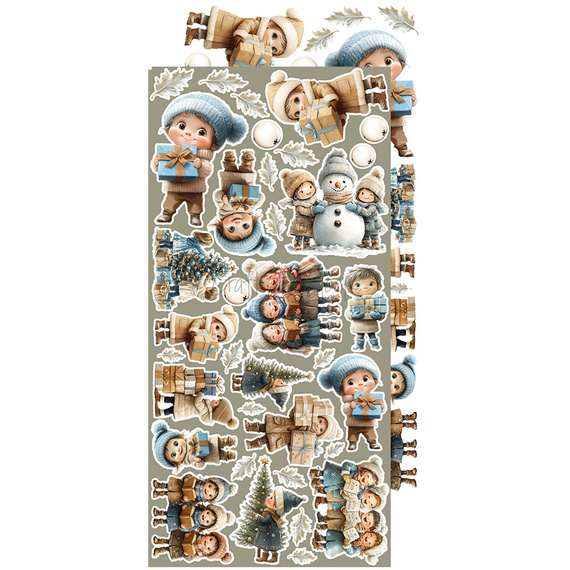Scrapbooking accessories set - Craft o'clock -Jolly Season - Flowers & More